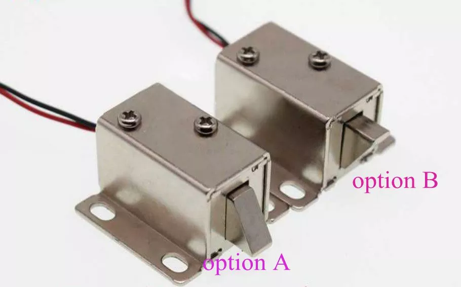 Hot Sale Mini DC 6V/12V Electric Solenoid Lock Small Electromagnetic Cabinet Door Electric Lock Assembly Solenoid Lock
