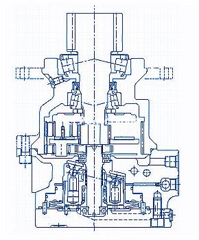 Hydraulischer Schwenkantriebsmotor für Minibagger