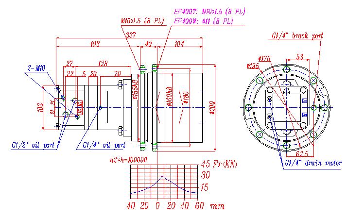 EP400T1 TRACK DRIVES,700C1H,EP400W1 WINCH DRIVES